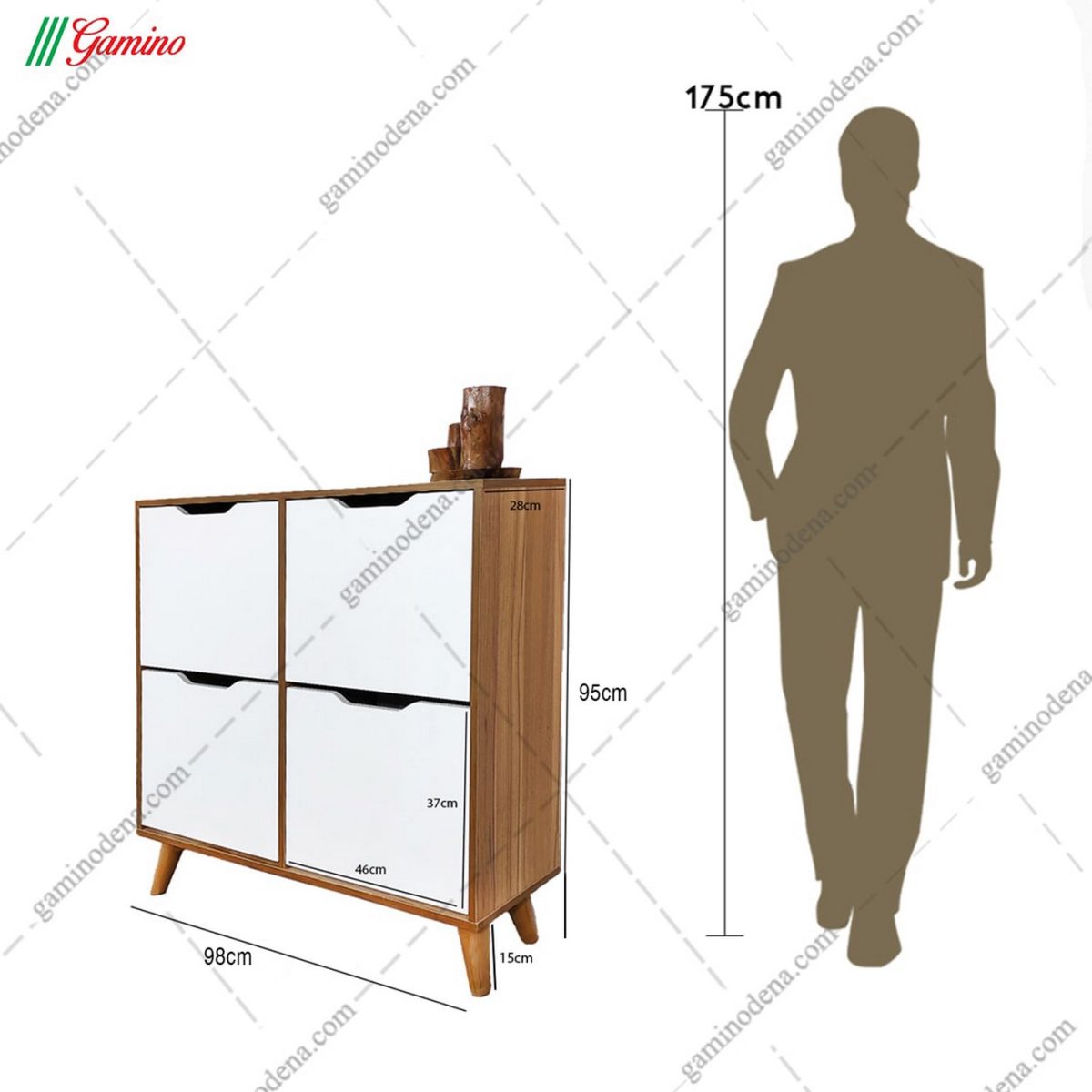 جاکفشی داشبوردی، جاکفشی آلوا 4 درب