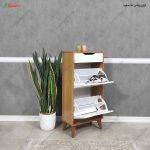 جا کفشی کم جا، جاکفشی 2 درب تک کشو