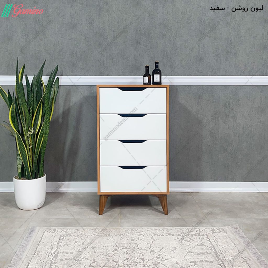 دراور 4 کشو آلوا ، خرید دراور مدرن