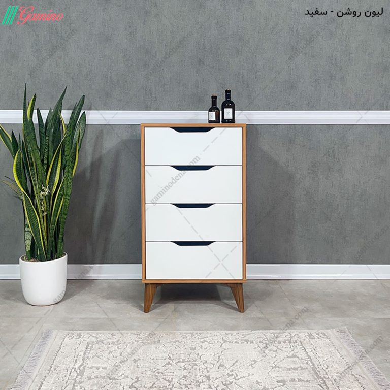 دراور 4 کشو آلوا ، خرید دراور مدرن