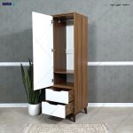 مدل کمد لباس چوبی جدید، عکس کمد لباس، کمد لباس دخترانه، کمد لباس آلوا (2+1)