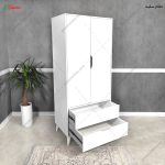 کمد لباس 2 کشو آلوا