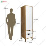 کمد لباس آلوا (2+1)