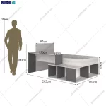 آدمک تخت خواب هرمس یک نفره