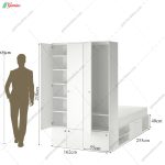 مدل تخت خواب دو نفره، تخت خواب ریحانه