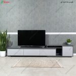 مدل میز تلویزیون دیواری ساده و شیک، میز تلویزیون MT100