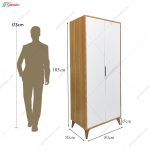 کمد دیواری رختخواب و لباس، کمد لباس 105