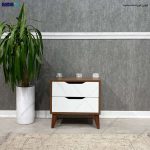 پاتختی دو کشو آلوا، میز تحریر ساده و ارزان گامی نو