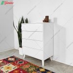 دراور 4 کشو پایه‌دار دموی