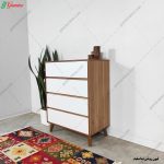 دراور 4 کشو دموی پایه دار