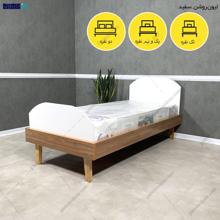 تخت خواب ساده و شیک دو نفره دیبا