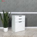 میز آرایش تاج + نشیمن ساخت گامی نو رنگ سفید