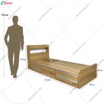 تخت خواب یک نفره، تخت خواب پریماه