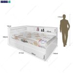 تخت خواب 120 آنیا گامی نو