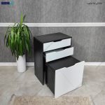 میز آرایش تاج + نشیمن ساخت گامی نو رنگ سفید