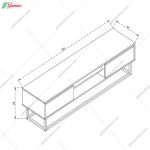 میز تلویزیون آشیل