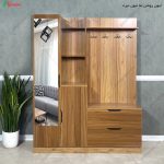 جا کفشی دیواری، جاکفشی آتین با قلاب آویز و آینه ساخت گامی نو