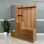 جا کفشی دیواری، جاکفشی آتین با قلاب آویز و آینه ساخت گامی نو