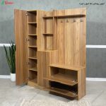 جا کفشی دیواری، جاکفشی آتین با قلاب آویز و آینه ساخت گامی نو