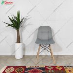 صندلی پارچه ای آریا نقره ای