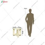 میز پاتختی رایکا ساخته شده در مجموعه گامی نو