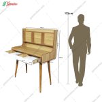 میز تحریر تابش ساخته شده در مجموعه گامی نو