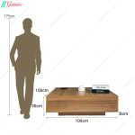 میز جلو مبلی وندا