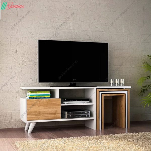 میز تلویزیون کلاسیک + میز عسلی