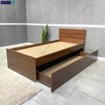 تخت خواب میزبان و مهمان نغمه نمای کشو های باز طراحی شیک و خاص از گامینو