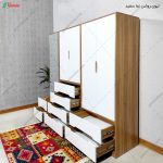 کمد دیواری سه تیکه آینه دار مدل هومان - Image 3