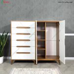 مدل کمد لباس چوبی جدید، عکس کمد لباس، کمد لباس دخترانه، کمد دراور هومان