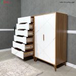 مدل کمد لباس چوبی جدید، عکس کمد لباس، کمد لباس دخترانه، کمد دراور هومان