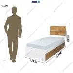 آدمک تخت خواب یک نفره فدک،گامی نو