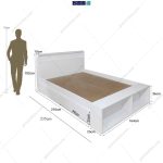 آدمک تخت خوابدو نفره یلدا از گامی نو