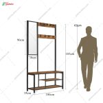 جا کفشی فلزی، جاکفشی مارال