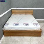 نمای بالا از تخت خواب مروارید دو نفره با کشو های بسته