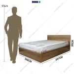 آدمک تخت خواب مروارید دو نفره از گامی نو