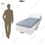 تخت خواب کشودار آیلار 120