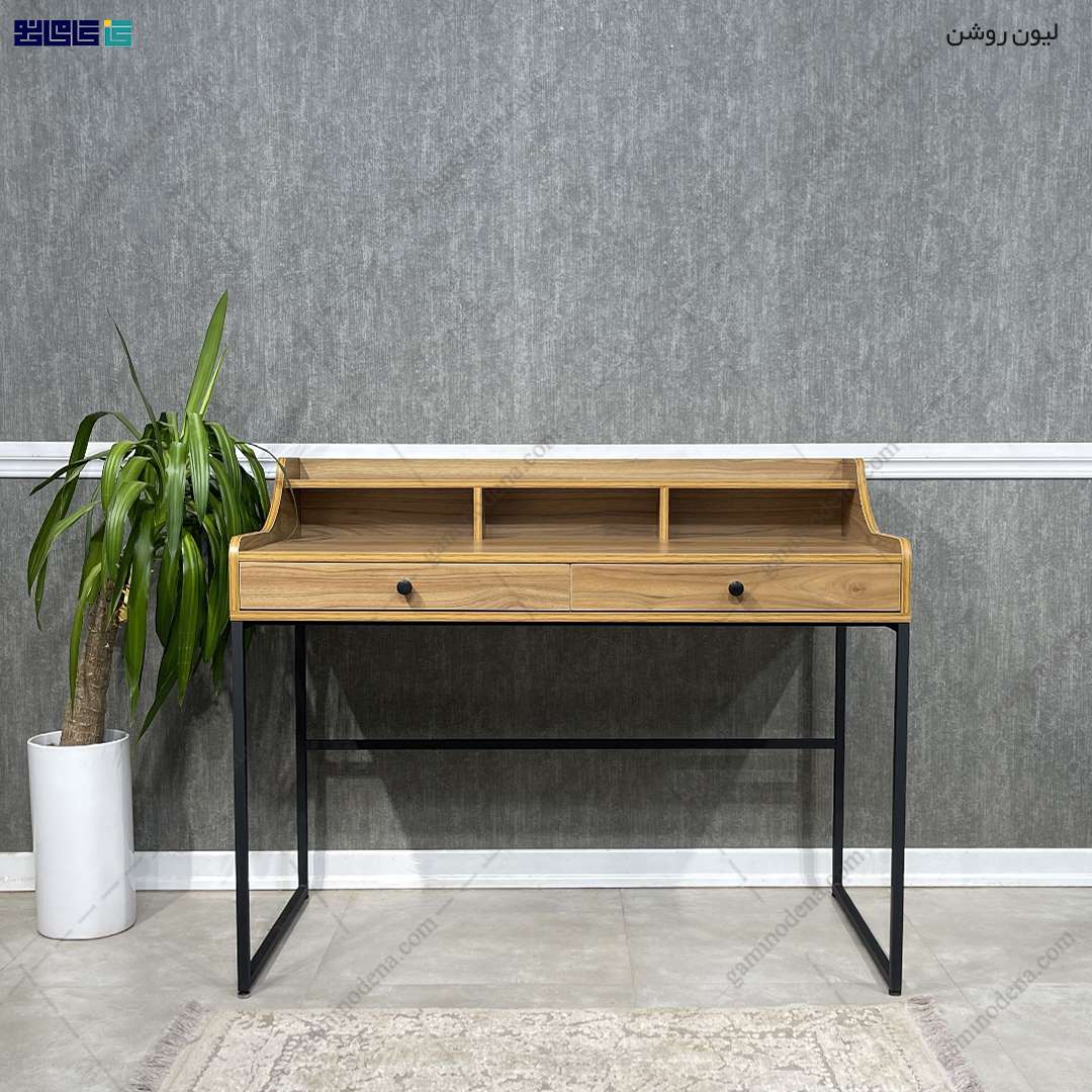 کایا میز تحریر مینیمال، میز تحریر ام دی اف، میز تحریر فلزی، میز تحریر کایا