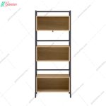 کتابخانه خانگی مدرن چوب و‌ فلز مدل اسپانا - Image 3