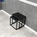 میز عسلی دو تکه نارون با ترکیب بندی شیک و خاص از برند گامی نو