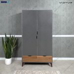 مدل کمد لباس چوبی جدید، عکس کمد لباس، کمد لباس دخترانه، کمد لباس دو کشو مهر