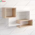 شلف دیواری مدل سپیدار از جنس ام دی اف ساخته شده در گامی نو