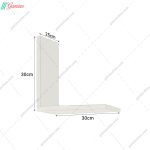 شلف کتابخانه شلف دیواری 4 تکه کارن