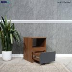 پاتختی دو کشو، میز پاتختی زیبا، میز پاتختی مدرن، ساخته شده در مجموعه گامی نو