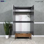 مدل کمد لباس چوبی جدید، عکس کمد لباس، کمد لباس دخترانه، کمد لباس دو کشو مهر