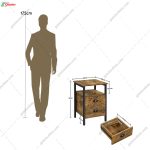 میز کنار مبلی تیارا