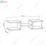 شلف دیواری دوقلو رستاک