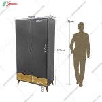 کمد لباس 2 کشو مهر