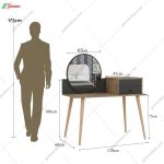 میز آرایش درسا